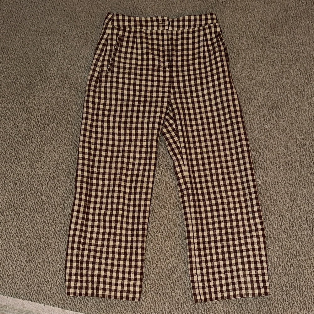 Sezane gingham pants